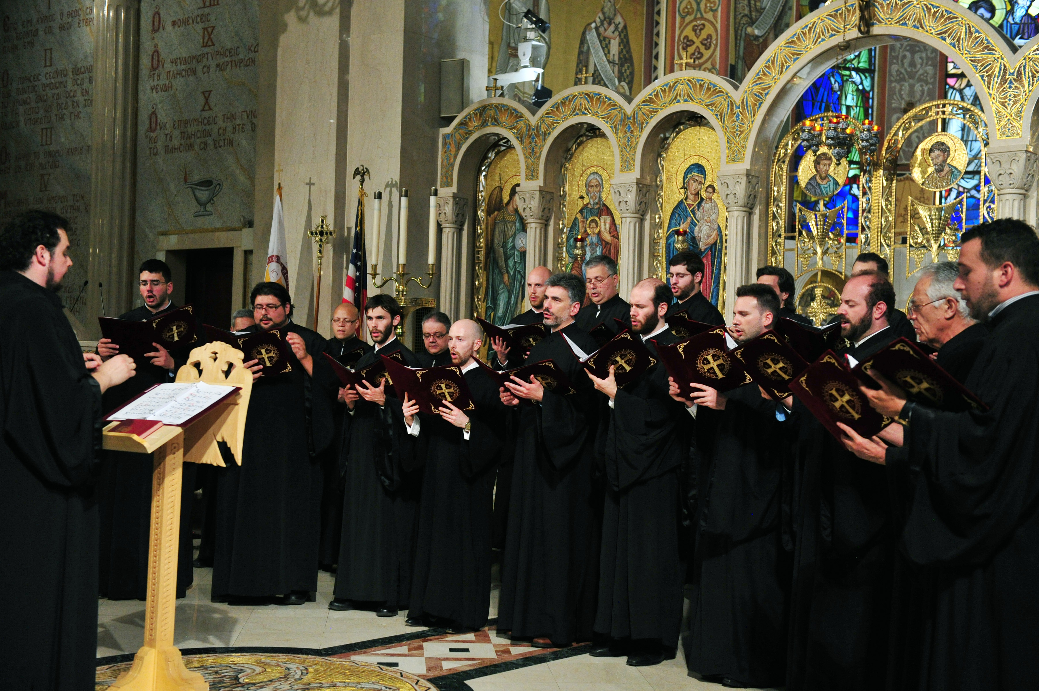 The Archdiocesan Byzantine Choir,and St. Kassiani Choir Concert at The Holy trinity Cathedral in NY. PHOTO:© DIMITRIOS PANAGOS-GANP/ΔΗΜΗΤΡΗΣ ΠΑΝΑΓΟΣ