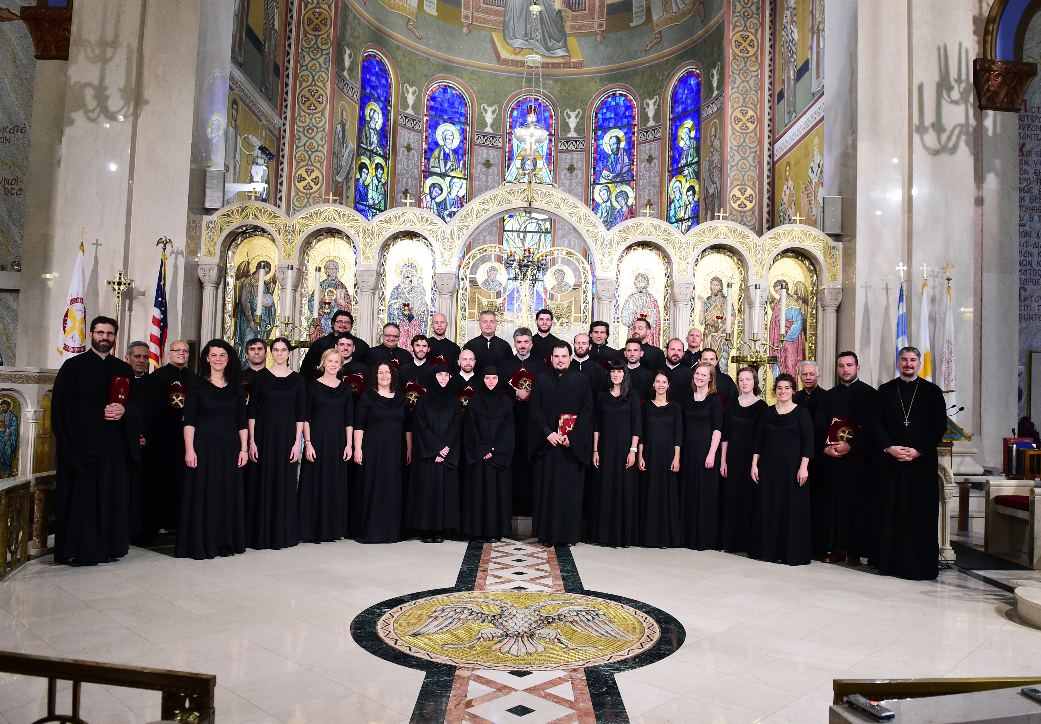 The Archdiocesan Byzantine Choir,and St. Kassiani Choir Concert at The Holy trinity Cathedral in NY. PHOTO:© D. PANAGOS